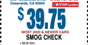 Smog Check Coupon Oceanside